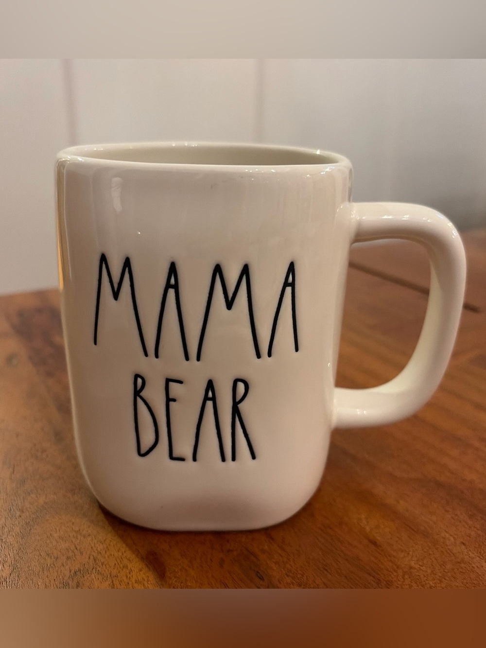 Rae Dunn Magenta "Mama Bear" White Mug Polar Bear Cub Rustic Farmhouse Chic